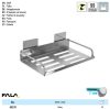 FALA69378 Fürdőszobai polc 300 mm Steely