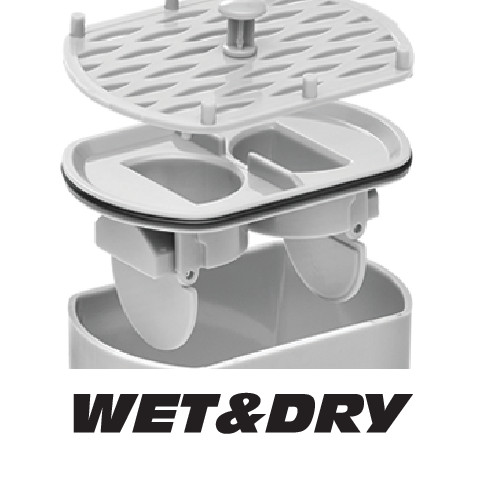 FALA75349 Zuhanylefolyó 900 mm forgatható szifonnal Rotary