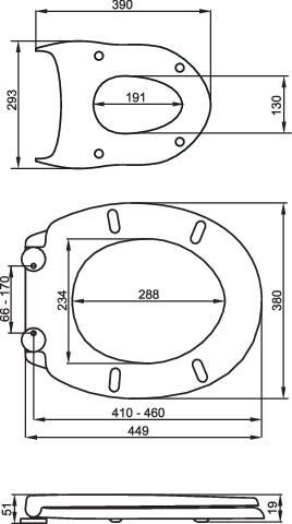 FALA75467 WC ülőke és gyerekülőke lecsapódásgátlós