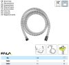 FALA75652 Zuhanycső PVC 1,5 m