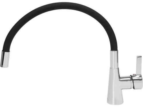 FALA75705 Mosogató csaptelep fekete flexibilis csővel + tartozékok