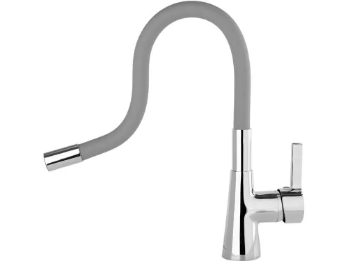 FALA75710 Mosogató csaptelep szürke flexibilis csővel