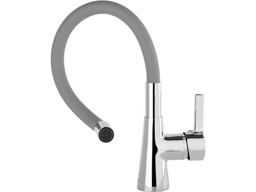 FALA75710 Mosogató csaptelep szürke flexibilis csővel