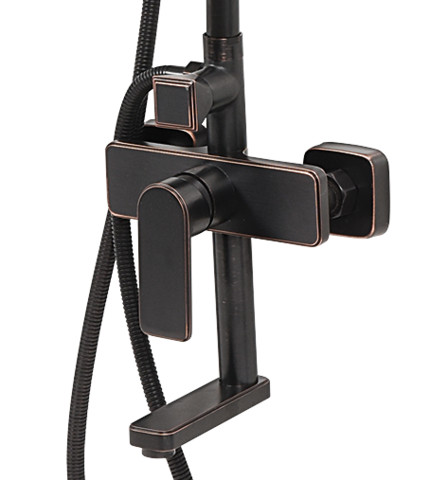 FALA75818 Zuhanyoszlop Retro Black 3