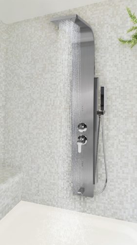 FALA75979 Zuhanypanel STEELY 6 inox