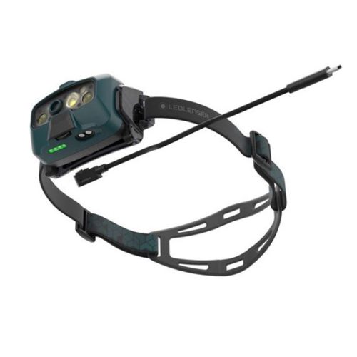 LEDLENSER HF8R Core 1600lm/210m, Li-ion, tölthető fejlámpa, zöld