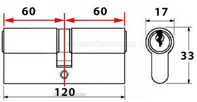 Titan K1 hevederzár betét 60x60