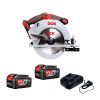 DCK KDMY02-185-SZ01 Akkus körfűrész 185 mm 20 V (2 x 4,0 Ah akku + töltő)