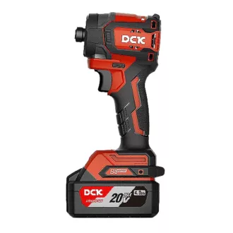   DCK KDPL208EK Akkus ütvecsavarozó 1/4 col 208 Nm 20 V (2 x 4,0 Ah akku + töltő)