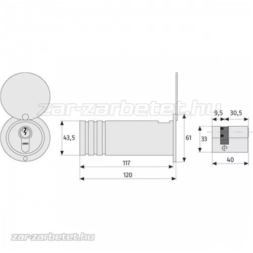 Abus KeyGarage 729 KeySafe kulcstároló