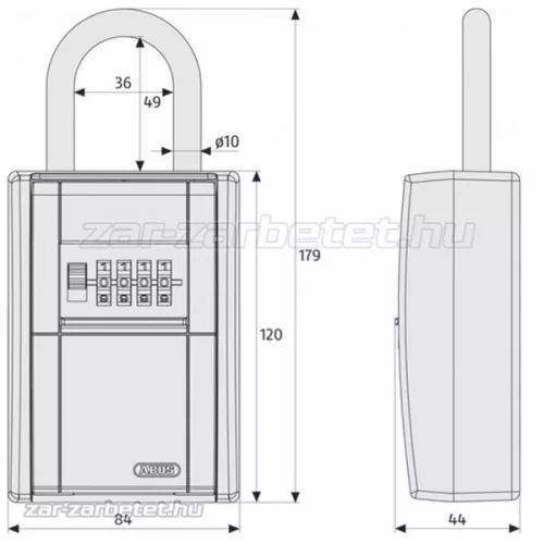 Abus KeyGarage 797 LED kulcstároló