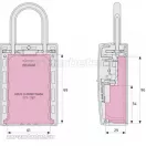 Abus KeyGarage 797 LED kulcstároló