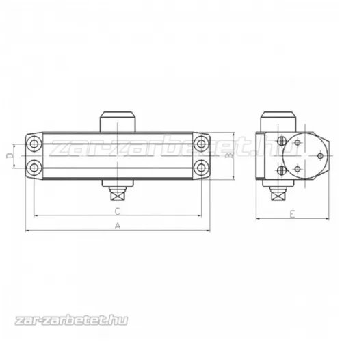 Kling 5012 ajtóbehúzó 25-45 kg (602)