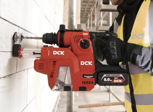 DCK KRH20V-26H2K Akkus kombikalapács 2,8 J SDS-Plus 20 V (2 x 6,0 Ah akku + töltő)