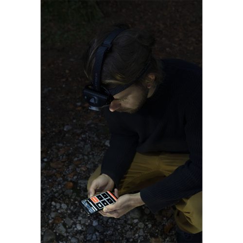 LEDLENSER MH11G-500996 Szürke tölthető fejlámpa Bluetooth 1000 lm 18650