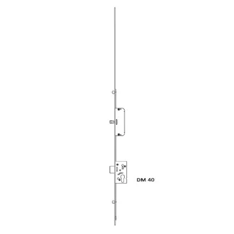   Euro-Elzett MultiModul Felső elem másodzárral DM40 + 2 görgő + 1 csap 16/1100mm (F2R1P16/1100D40)(EE-MM121)
