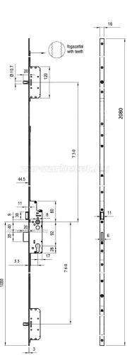 Euro Elzett Multisoft 55/92/16 2 csap (régi roto helyére)