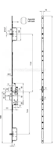 Euro Elzett Multisoft 55/92/16 2 csap (régi roto helyére)