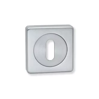 Bussare Comfort négyzet rozetta Brushed Chrome Kulcsos