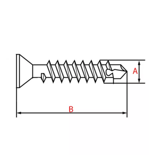 Önfúró lemezcsavar DIN 7504/O sülly.fejű kereszthornyos horg. 3,9x16 (1000 db)