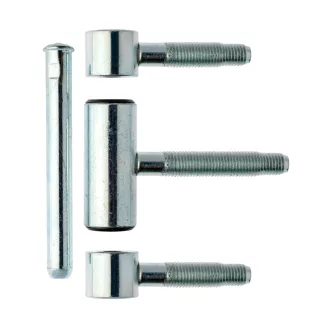 OTLAV Q20 3 részes ajtópánt ezüst (20 db/doboz)