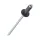 EcoPop nyitott D-fejű popszegecs 3,2x8 RAL7016 (1000 db)