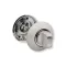 Bussare Classic kör rozetta Satin Chrome WC
