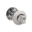 Bussare Classic kör rozetta Satin Chrome WC