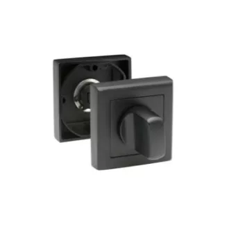Bussare Classic négyzet rozetta ASH-Black WC