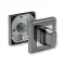 Bussare Comfort négyzet rozetta Black Nickel WC