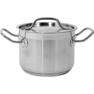   YATO YG-00001 GASTRO Fazék fedővel 2,4 liter 160 x 120 mm inox