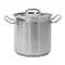 YATO YG-00002 GASTRO Fazék fedővel 6,3 liter 200 x 200 mm inox