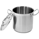 YATO YG-00002 GASTRO Fazék fedővel 6,3 liter 200 x 200 mm inox