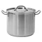 YATO YG-00005 GASTRO Fazék fedővel 20,9 liter 320 x 260 mm inox