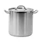YATO YG-00006 GASTRO Fazék fedővel 25,7 liter 320 x 320 mm inox