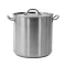 YATO YG-00007 GASTRO Fazék fedővel 36,6 liter 360 x 360 mm inox