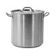 YATO YG-00007 GASTRO Fazék fedővel 36,6 liter 360 x 360 mm inox