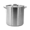 YATO YG-00009 GASTRO Fazék fedővel 71,6 liter 450 x 450 mm inox