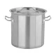 YATO YG-00012 GASTRO Fazék fedővel 12 liter 250 x 250 mm inox