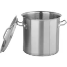 YATO YG-00012 GASTRO Fazék fedővel 12 liter 250 x 250 mm inox