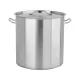 YATO YG-00020 GASTRO Fazék fedővel 98 liter 500 x 500 mm inox