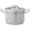 YATO YG-00022 GASTRO Lábas fedővel 4,4 liter 200 x 140 mm inox