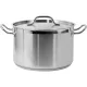 YATO YG-00024 GASTRO Lábas fedővel 11,1 liter 280 x 180 mm inox