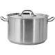 YATO YG-00026 GASTRO Lábas fedővel 22,4 liter 360 x 220 mm inox