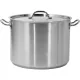 YATO YG-00027 GASTRO Lábas fedővel 37,7 liter 400 x 300 mm inox