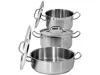 YATO YG-00041 GASTRO Lábas fedővel 5 liter 240 x 110 mm inox