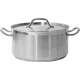 YATO YG-00043 GASTRO Lábas fedővel 12,9 liter 320 x 160 mm inox