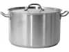 YATO YG-00045 GASTRO Lábas fedővel 31,4 liter 400 x 250 mm inox