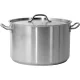 YATO YG-00045 GASTRO Lábas fedővel 31,4 liter 400 x 250 mm inox