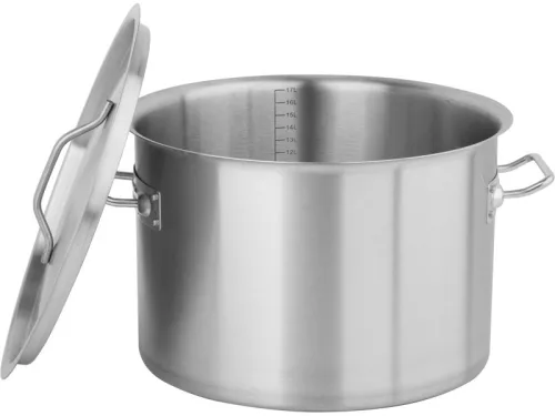 YATO YG-00048 GASTRO Fazék fedővel 17 liter 320 x 220 mm inox